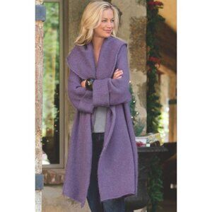 Soft Surroundings Telluride Topper Chunky Long Knit Cardigan 29825 Medium